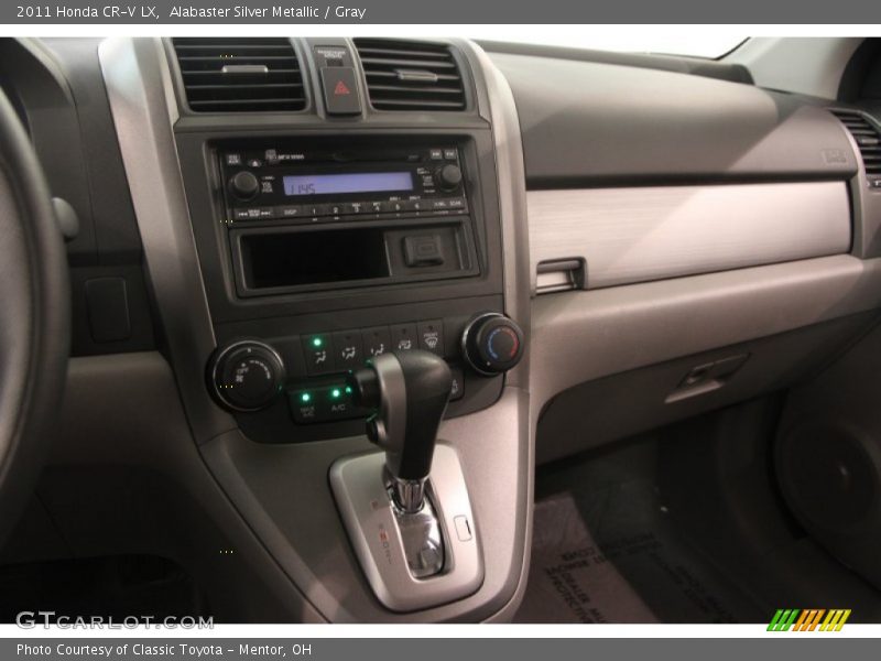 Alabaster Silver Metallic / Gray 2011 Honda CR-V LX