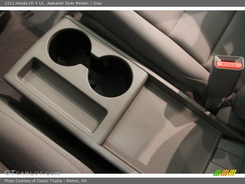 Alabaster Silver Metallic / Gray 2011 Honda CR-V LX