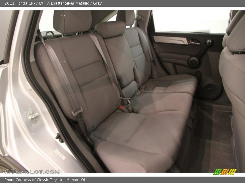 Alabaster Silver Metallic / Gray 2011 Honda CR-V LX