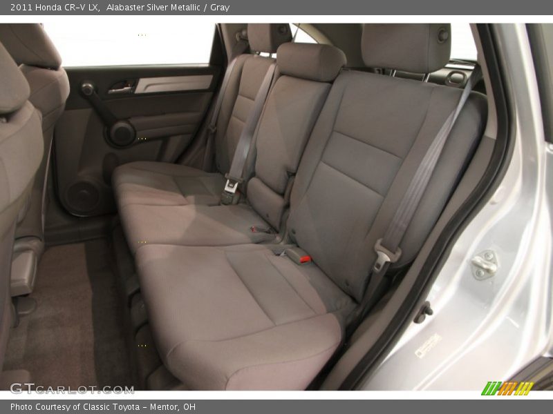 Alabaster Silver Metallic / Gray 2011 Honda CR-V LX
