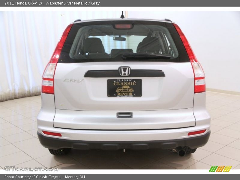 Alabaster Silver Metallic / Gray 2011 Honda CR-V LX