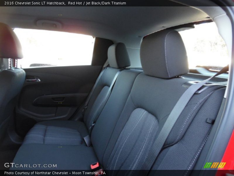 Red Hot / Jet Black/Dark Titanium 2016 Chevrolet Sonic LT Hatchback