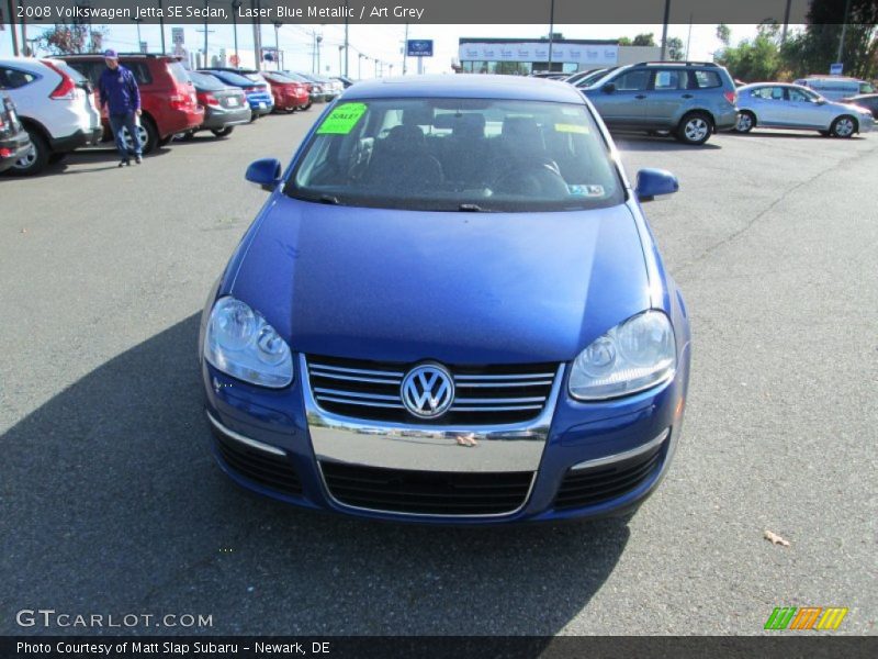 Laser Blue Metallic / Art Grey 2008 Volkswagen Jetta SE Sedan