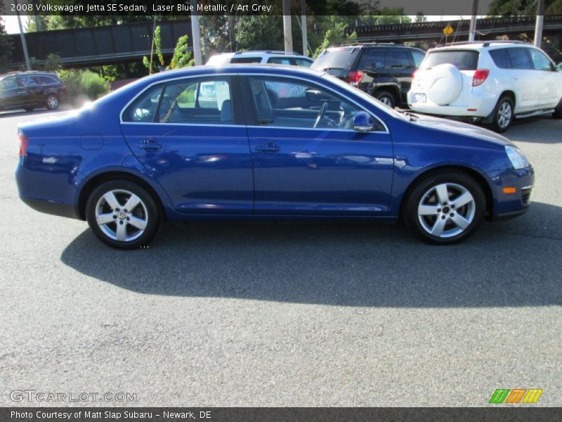 Laser Blue Metallic / Art Grey 2008 Volkswagen Jetta SE Sedan