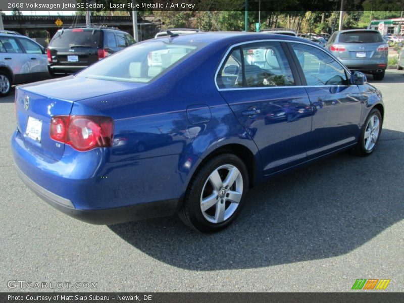 Laser Blue Metallic / Art Grey 2008 Volkswagen Jetta SE Sedan