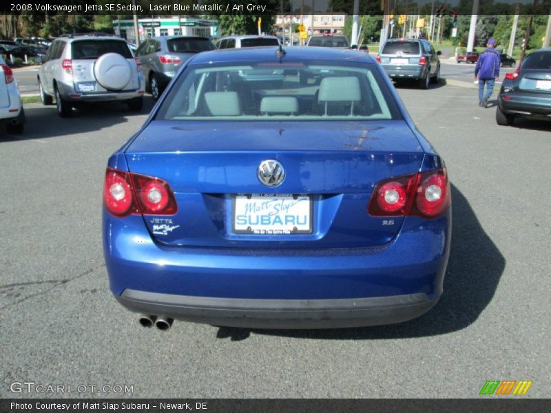 Laser Blue Metallic / Art Grey 2008 Volkswagen Jetta SE Sedan