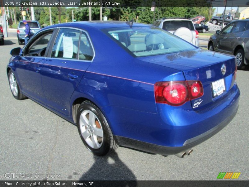 Laser Blue Metallic / Art Grey 2008 Volkswagen Jetta SE Sedan