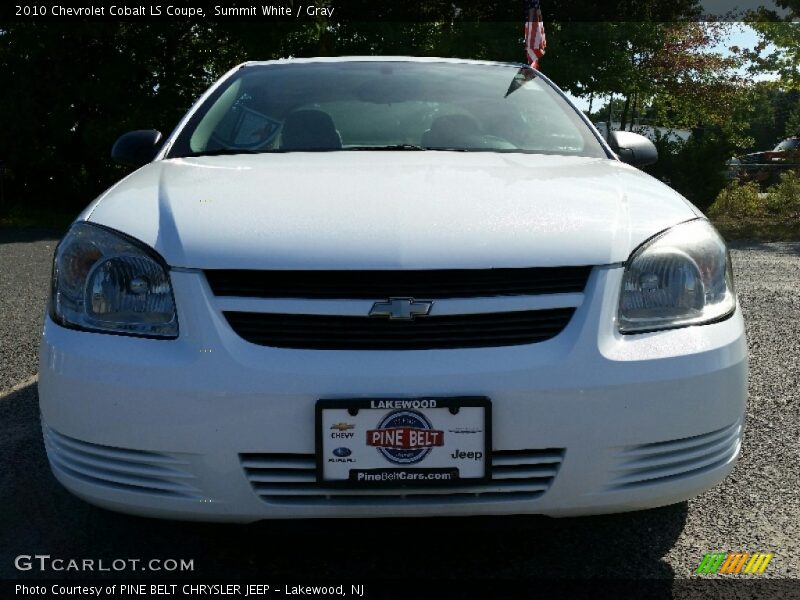 Summit White / Gray 2010 Chevrolet Cobalt LS Coupe