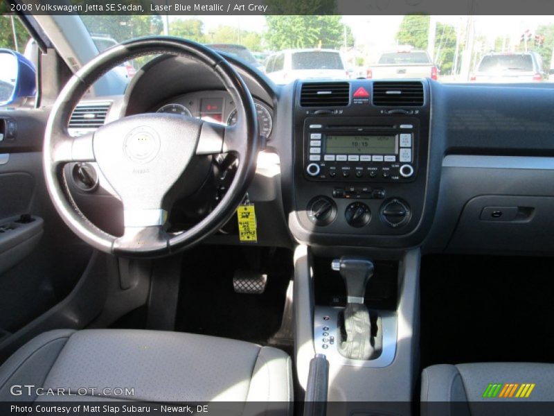 Laser Blue Metallic / Art Grey 2008 Volkswagen Jetta SE Sedan
