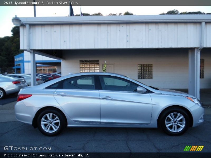 Radiant Silver / Gray 2013 Hyundai Sonata GLS