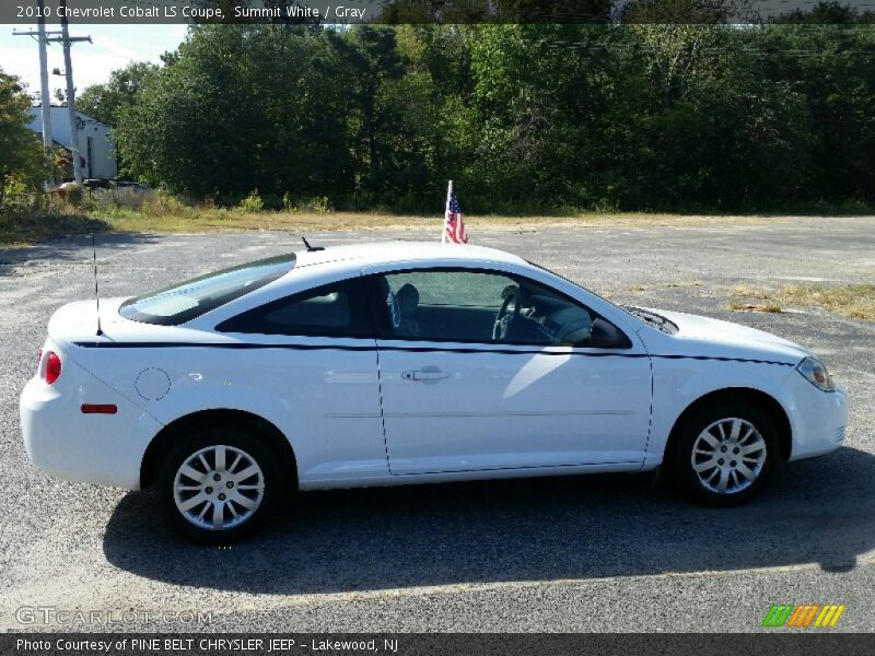 Summit White / Gray 2010 Chevrolet Cobalt LS Coupe