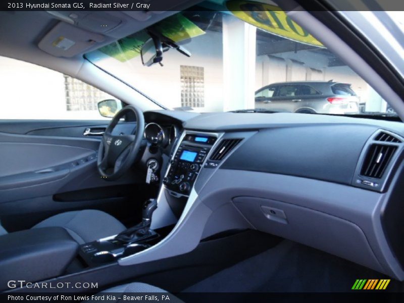 Radiant Silver / Gray 2013 Hyundai Sonata GLS