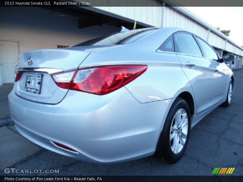 Radiant Silver / Gray 2013 Hyundai Sonata GLS