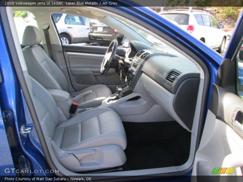 Laser Blue Metallic / Art Grey 2008 Volkswagen Jetta SE Sedan