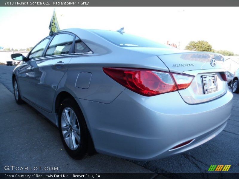 Radiant Silver / Gray 2013 Hyundai Sonata GLS