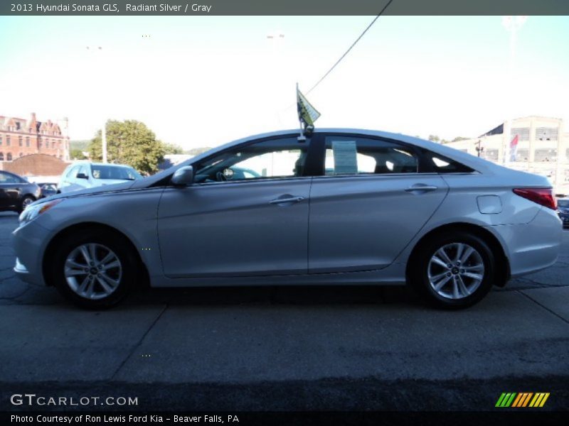Radiant Silver / Gray 2013 Hyundai Sonata GLS
