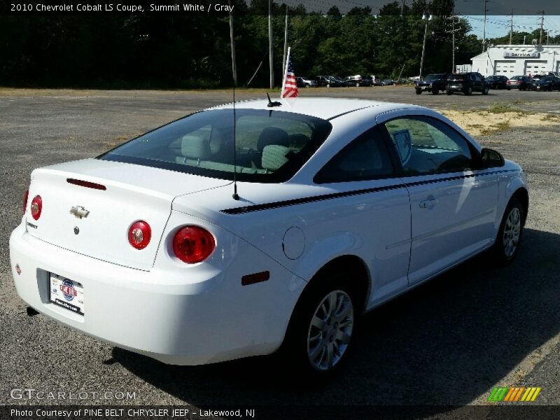 Summit White / Gray 2010 Chevrolet Cobalt LS Coupe