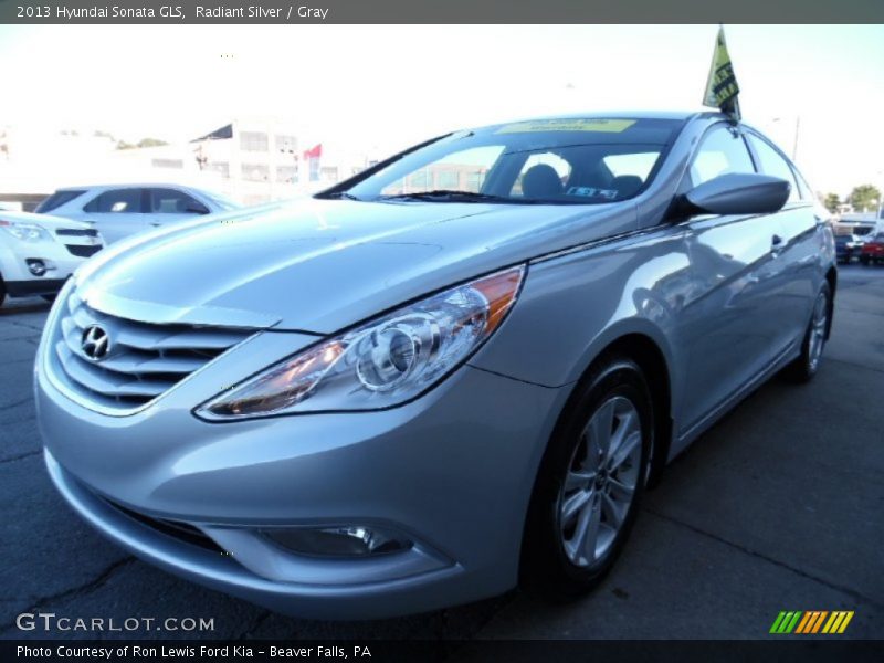 Radiant Silver / Gray 2013 Hyundai Sonata GLS