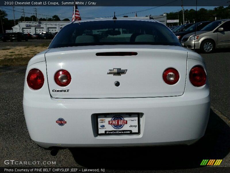 Summit White / Gray 2010 Chevrolet Cobalt LS Coupe