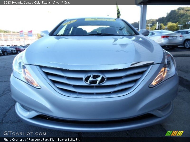 Radiant Silver / Gray 2013 Hyundai Sonata GLS