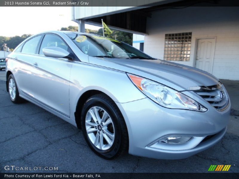 Radiant Silver / Gray 2013 Hyundai Sonata GLS