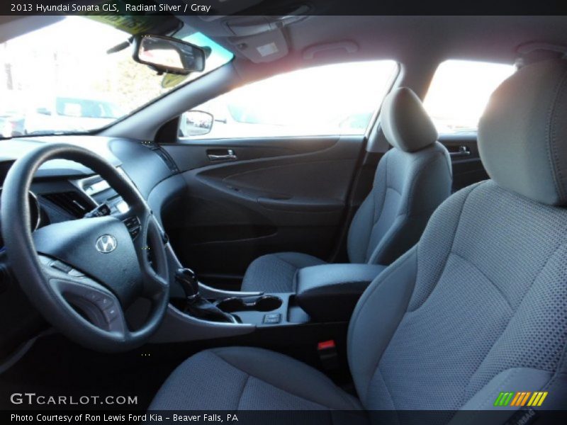 Radiant Silver / Gray 2013 Hyundai Sonata GLS