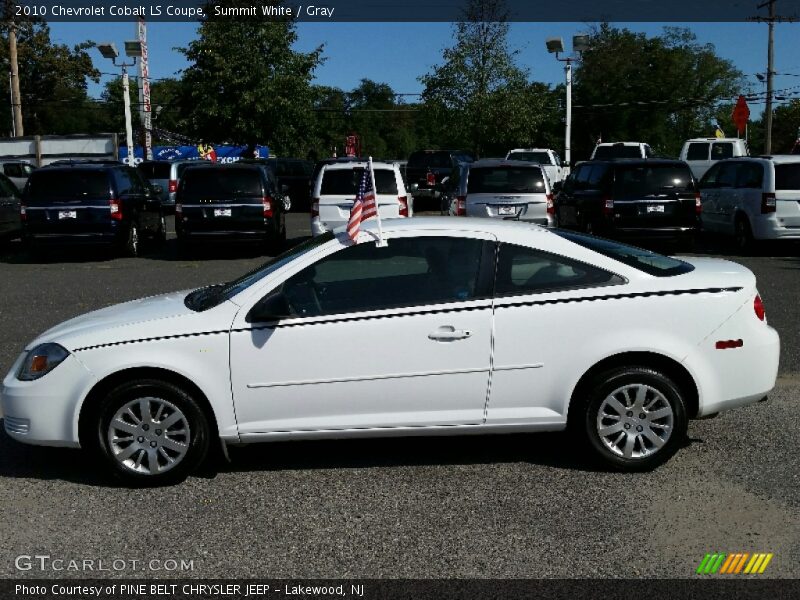 Summit White / Gray 2010 Chevrolet Cobalt LS Coupe