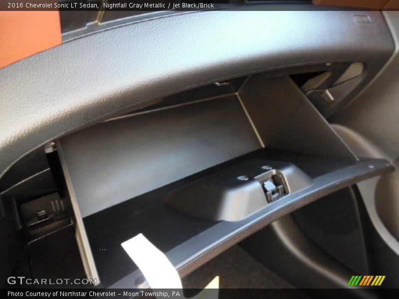 Nightfall Gray Metallic / Jet Black/Brick 2016 Chevrolet Sonic LT Sedan