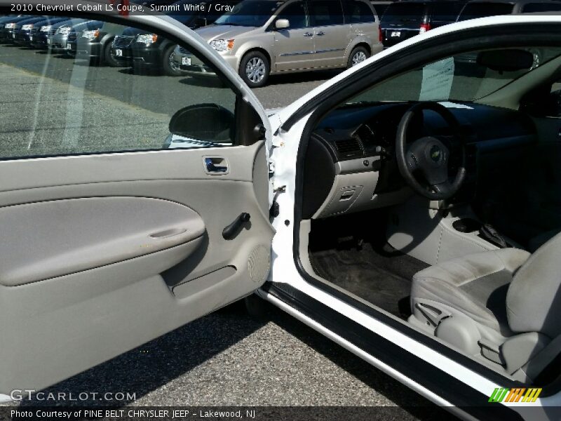 Summit White / Gray 2010 Chevrolet Cobalt LS Coupe