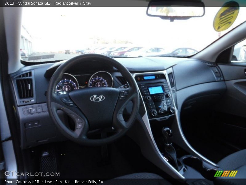 Radiant Silver / Gray 2013 Hyundai Sonata GLS