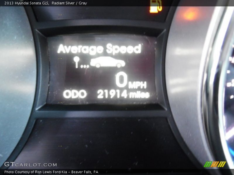 Radiant Silver / Gray 2013 Hyundai Sonata GLS