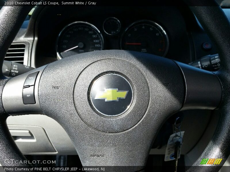 Summit White / Gray 2010 Chevrolet Cobalt LS Coupe