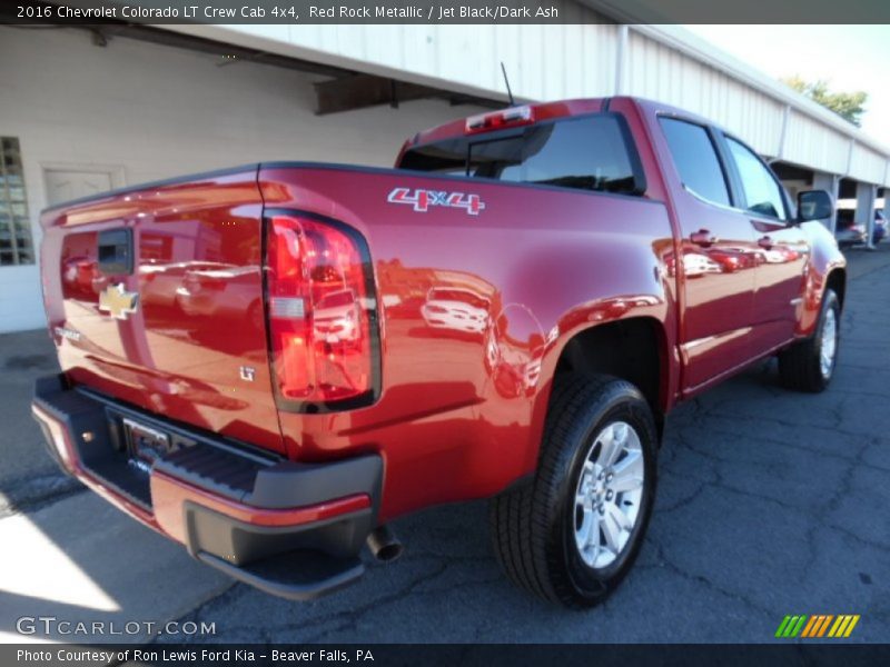 Red Rock Metallic / Jet Black/Dark Ash 2016 Chevrolet Colorado LT Crew Cab 4x4