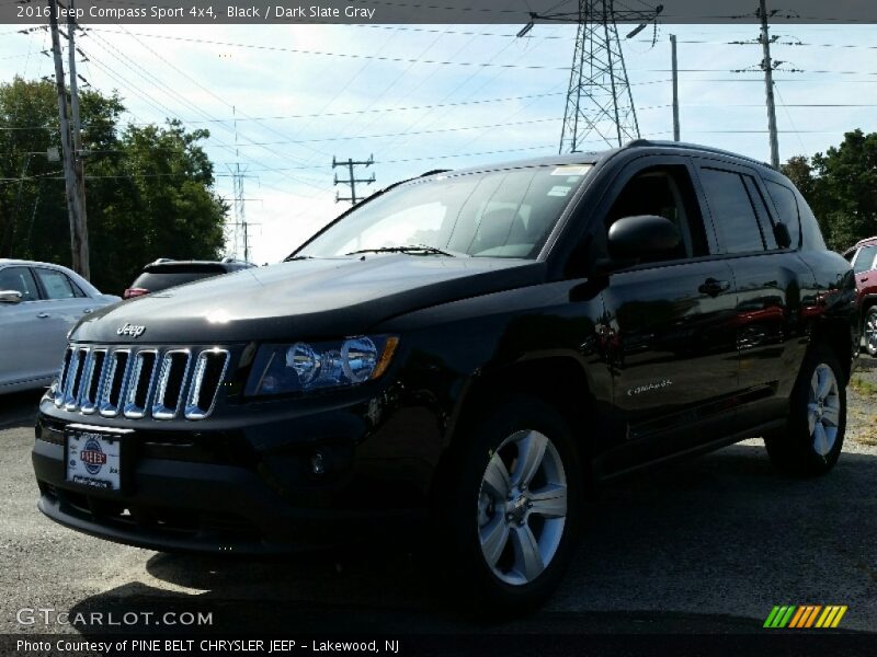 Black / Dark Slate Gray 2016 Jeep Compass Sport 4x4