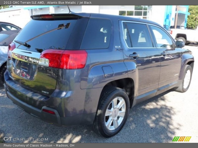 Atlantis Blue Metallic / Jet Black 2013 GMC Terrain SLE AWD
