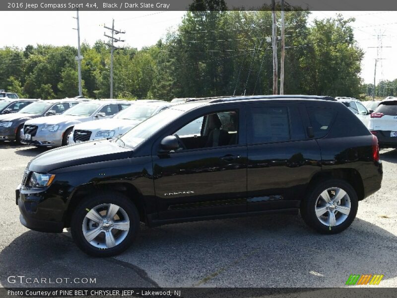 Black / Dark Slate Gray 2016 Jeep Compass Sport 4x4