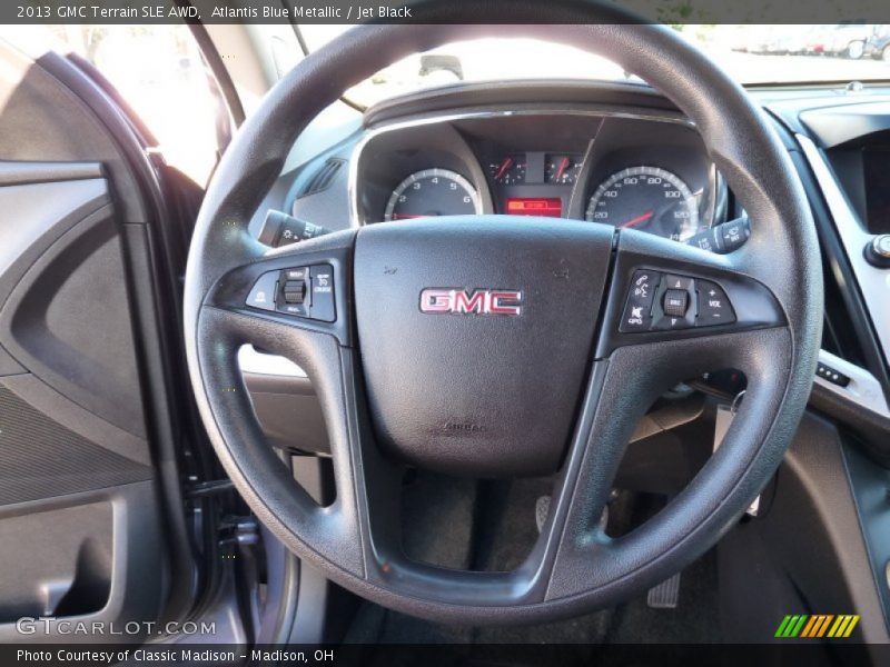 Atlantis Blue Metallic / Jet Black 2013 GMC Terrain SLE AWD