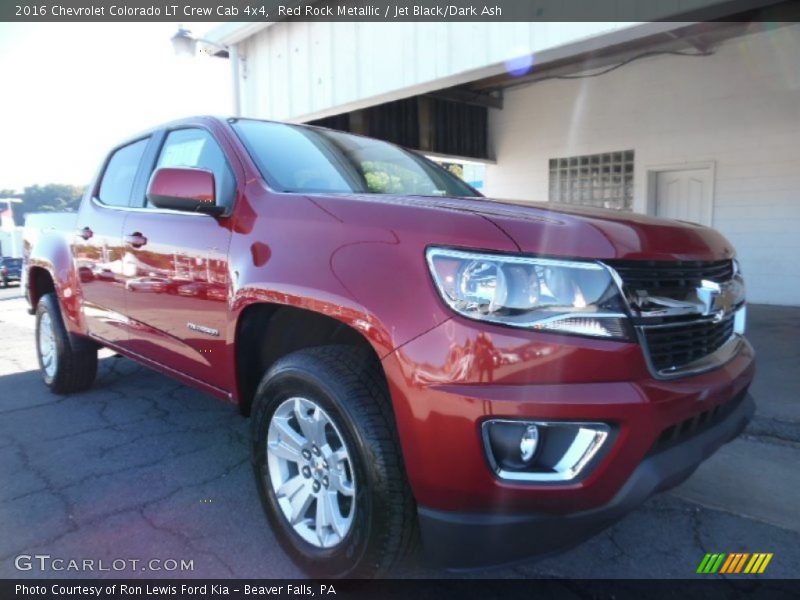 Red Rock Metallic / Jet Black/Dark Ash 2016 Chevrolet Colorado LT Crew Cab 4x4