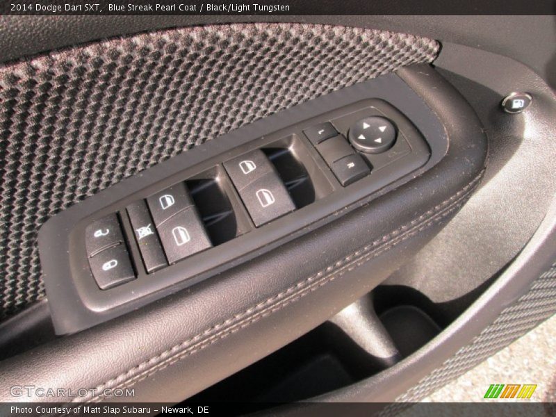 Blue Streak Pearl Coat / Black/Light Tungsten 2014 Dodge Dart SXT