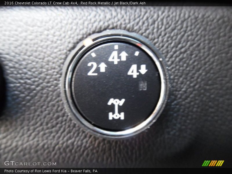 Red Rock Metallic / Jet Black/Dark Ash 2016 Chevrolet Colorado LT Crew Cab 4x4