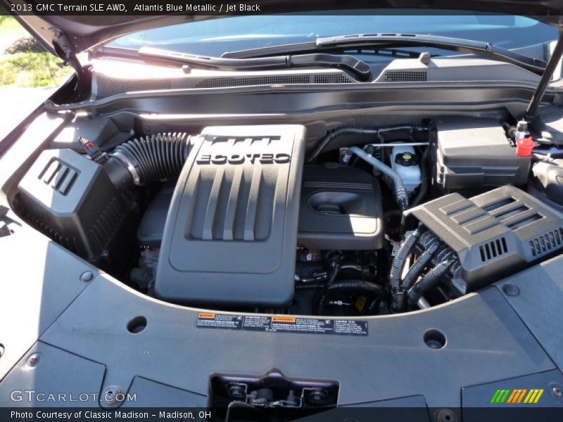 Atlantis Blue Metallic / Jet Black 2013 GMC Terrain SLE AWD