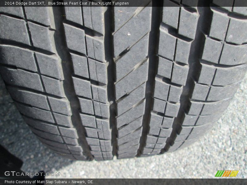 Blue Streak Pearl Coat / Black/Light Tungsten 2014 Dodge Dart SXT