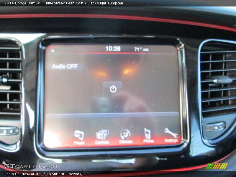 Blue Streak Pearl Coat / Black/Light Tungsten 2014 Dodge Dart SXT