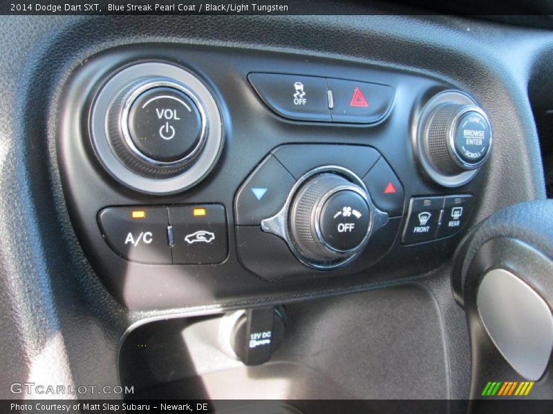 Blue Streak Pearl Coat / Black/Light Tungsten 2014 Dodge Dart SXT