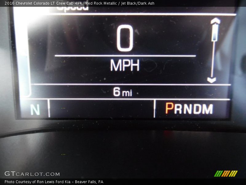 Red Rock Metallic / Jet Black/Dark Ash 2016 Chevrolet Colorado LT Crew Cab 4x4