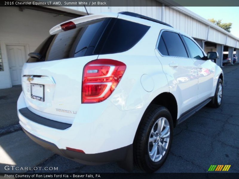 Summit White / Jet Black 2016 Chevrolet Equinox LT AWD