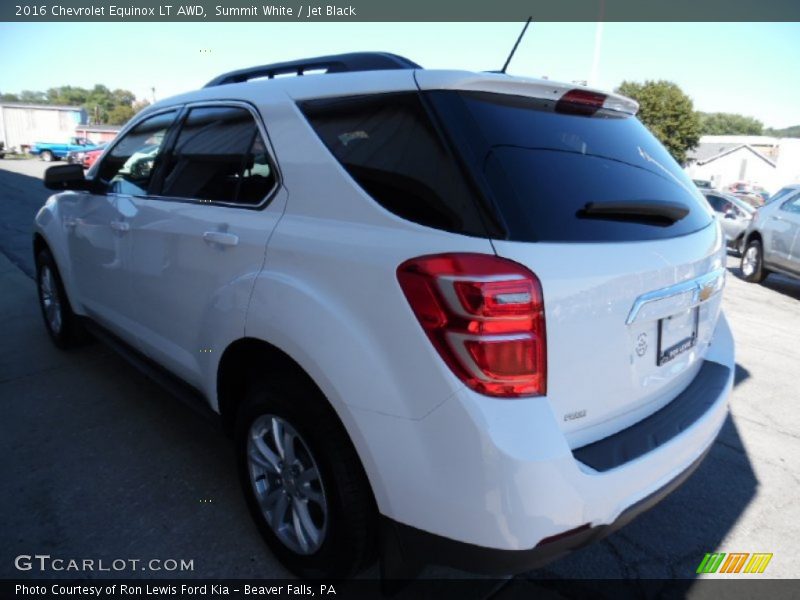 Summit White / Jet Black 2016 Chevrolet Equinox LT AWD
