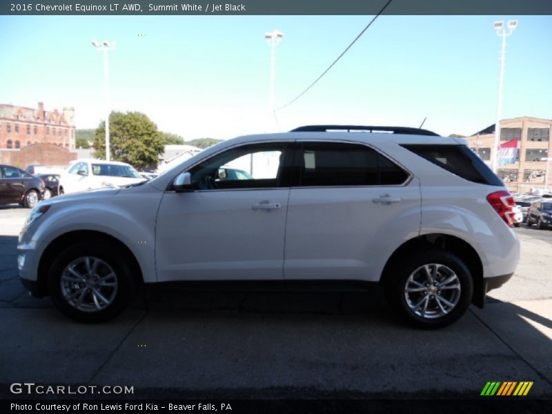 Summit White / Jet Black 2016 Chevrolet Equinox LT AWD