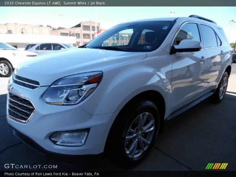 Summit White / Jet Black 2016 Chevrolet Equinox LT AWD