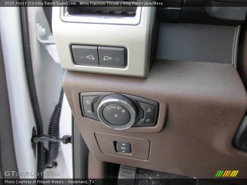 White Platinum Tricoat / King Ranch Java/Mesa 2015 Ford F150 King Ranch SuperCrew